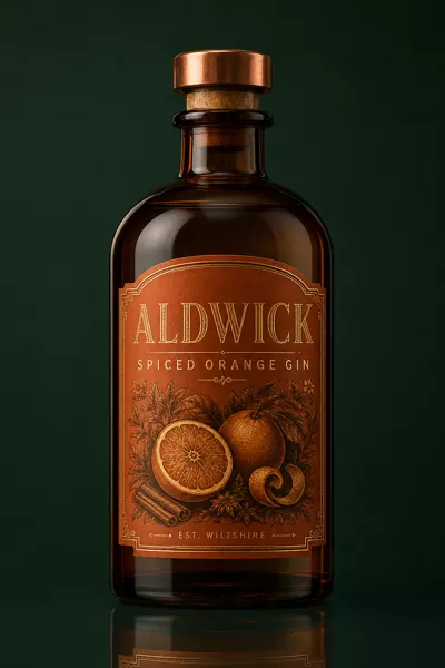 Spiced Orange Gin bottle